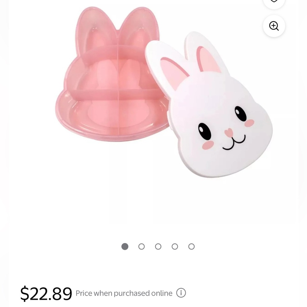 Cute Bunny Shaped Snackle Box 🆕